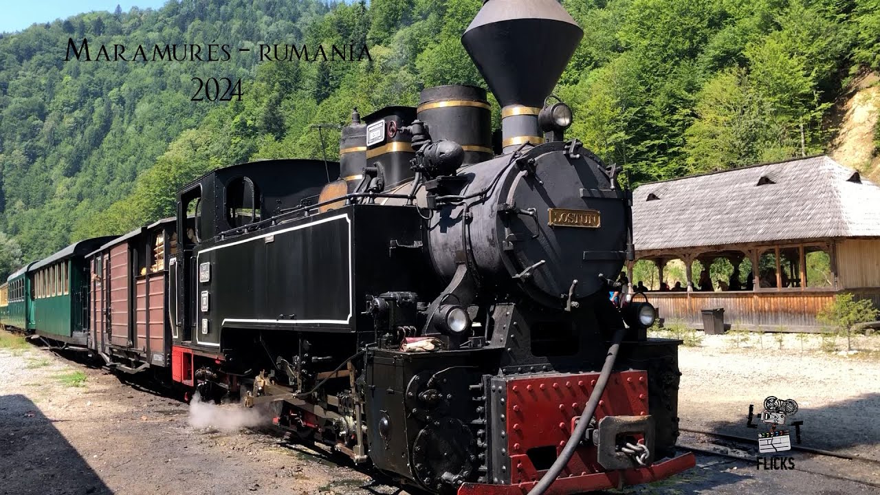 Recorrido del tren de vapor Mocăniță - Maramureș - Rumanía