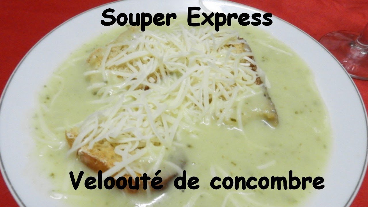 Velout&eacute; de concombre