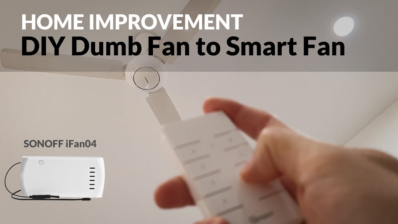 DIY Dumb Fan to Smart Fan