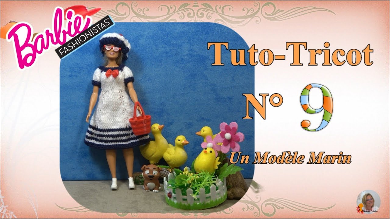 🥢 Tuto Barbie Fashionistas N°9 | 👗 Un Modèle Marin