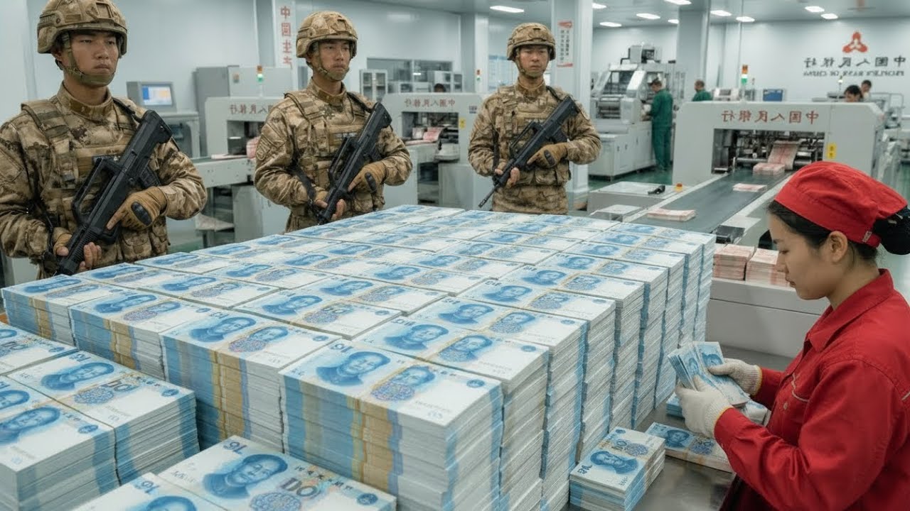 Inside the Chinese Currencie Yuan Factory Exposed