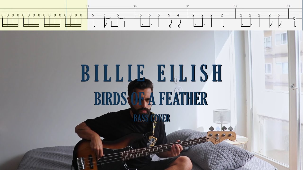 Billie Eilish // BIRDS OF A FEATHER [Bass Cover + Tabs]