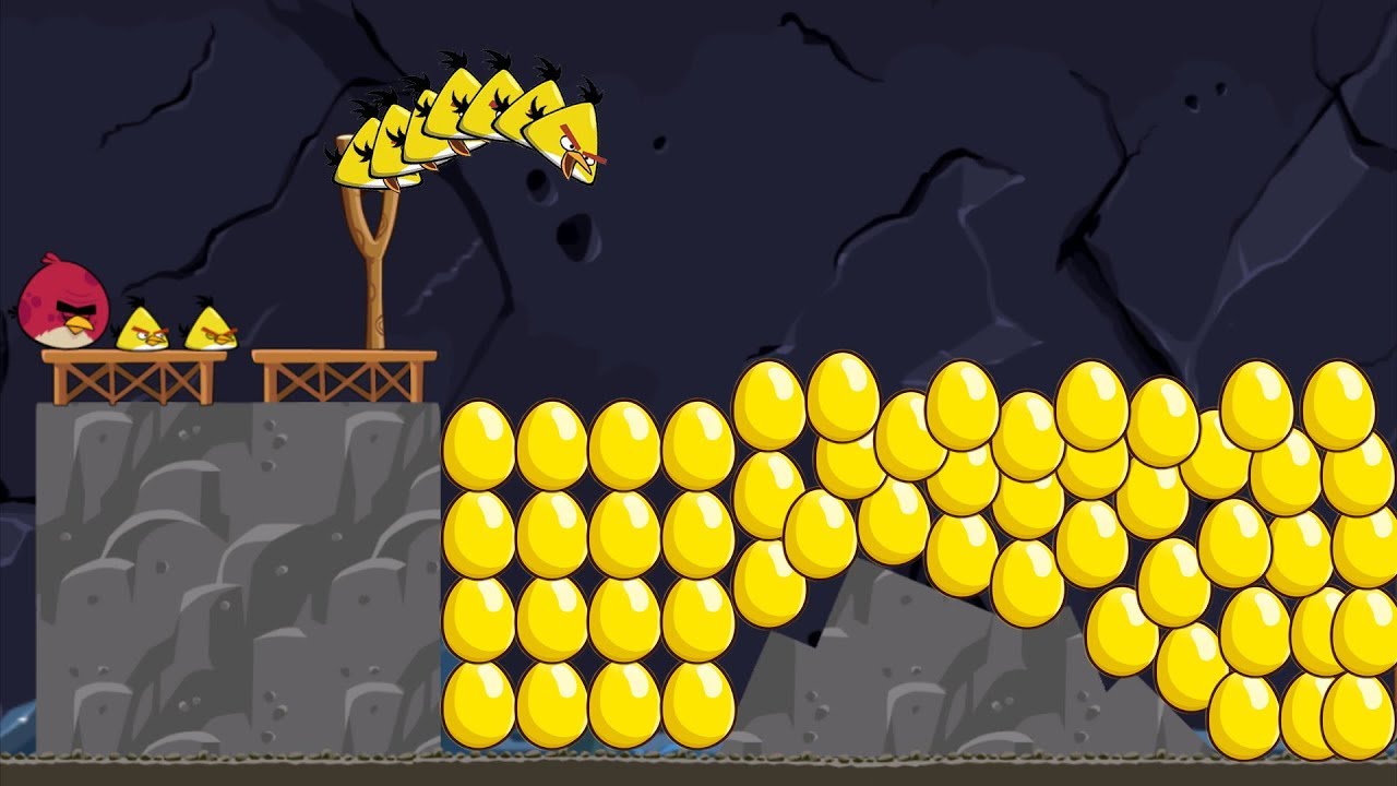 Angry Birds - COMPLETE PASSING LEVEL ALL GOLDEN EGG! GOLD STAR REACHED!!