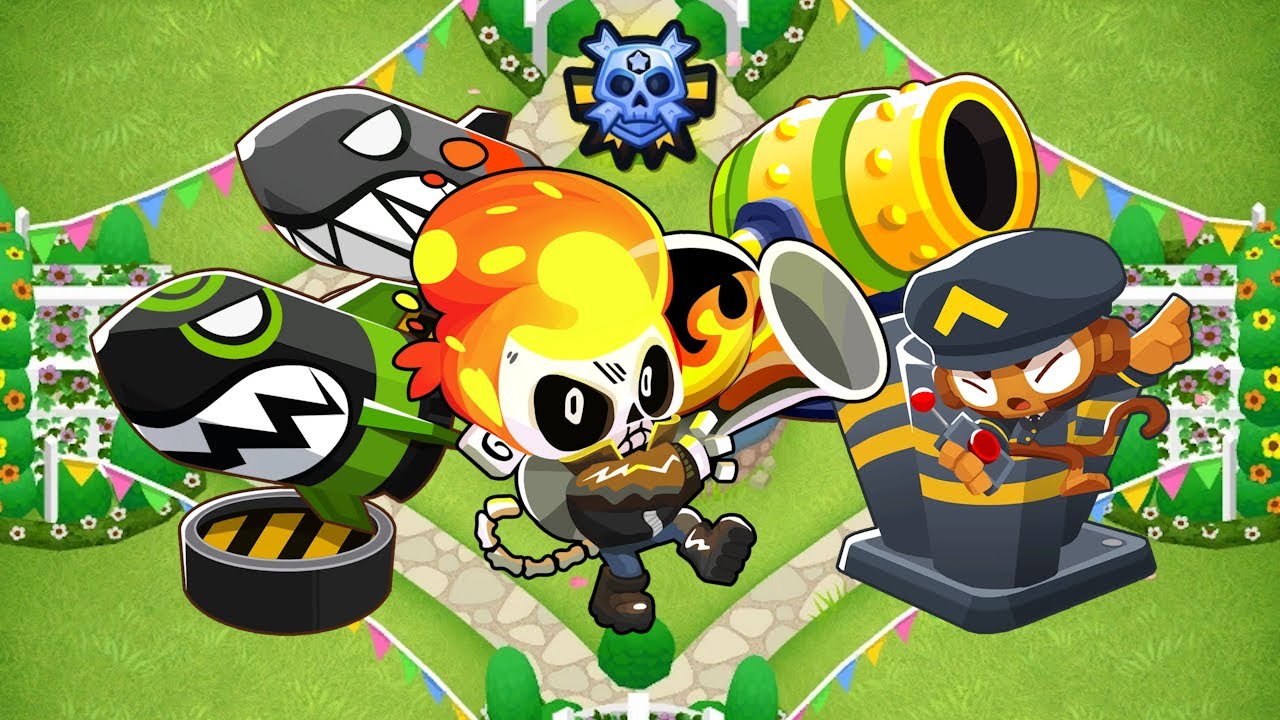 [Bloons TD 6] Quad CHIMPS Black Border with Jones (v42.3)