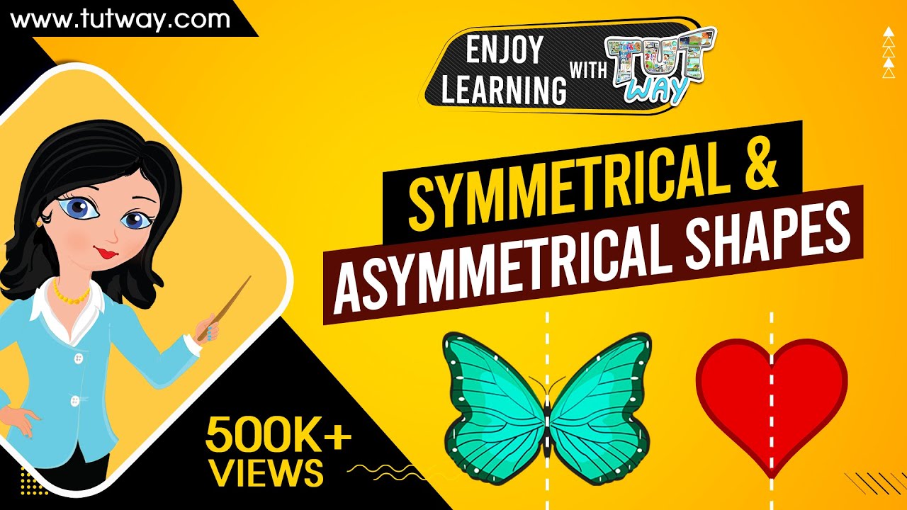 Symmetry For Kids (Symmetrical & Asymmetrical Shapes)