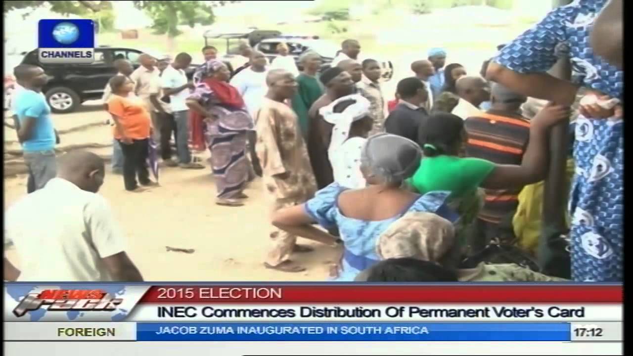 INEC Commences Distribution Of Permanent Voter's Card