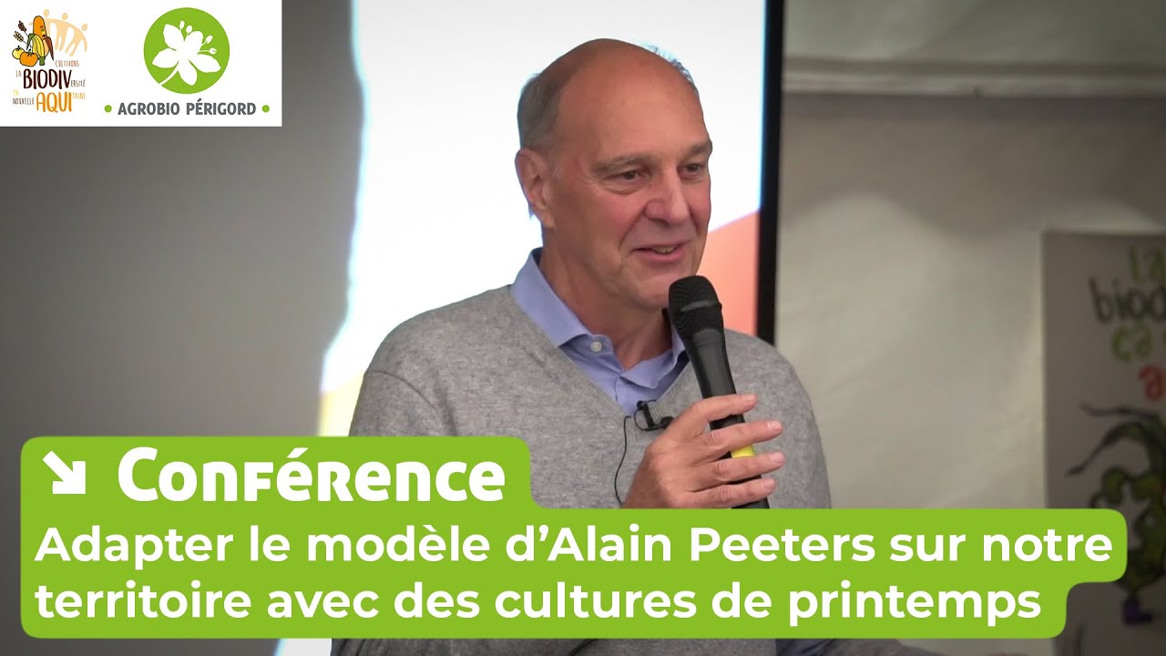Conférence | Adapter le modèle d'Alain Peeters sur notre territoire avec des cultures de printemps