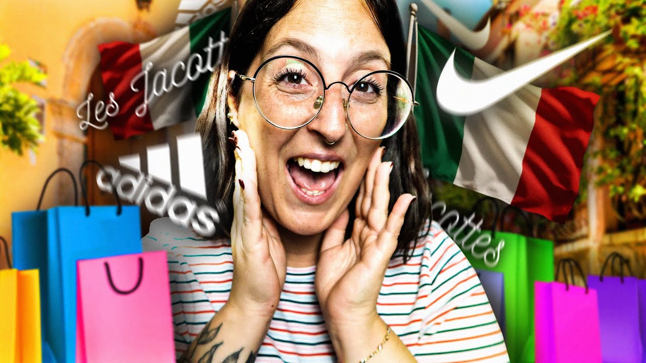 ASMR - MES ACHATS EN ITALIE 💸 (NIKE, ADIDAS, SOUVENIRS)