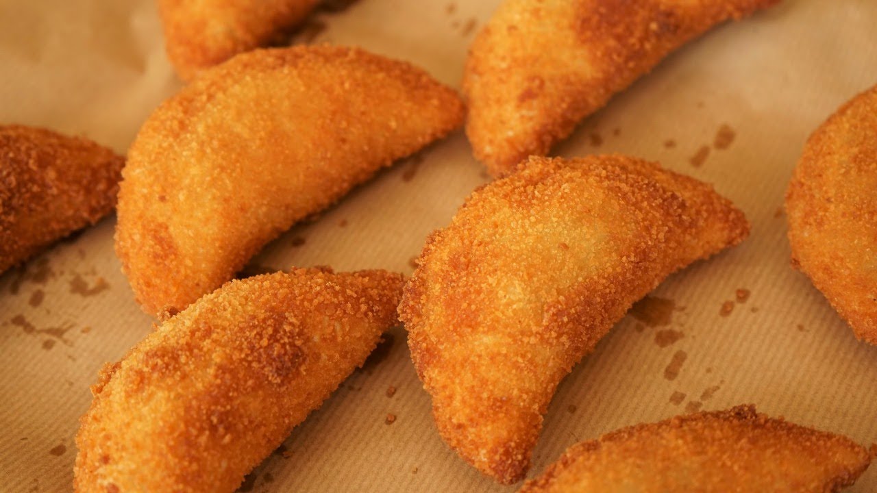 Crispy Chicken Half Moon Pies