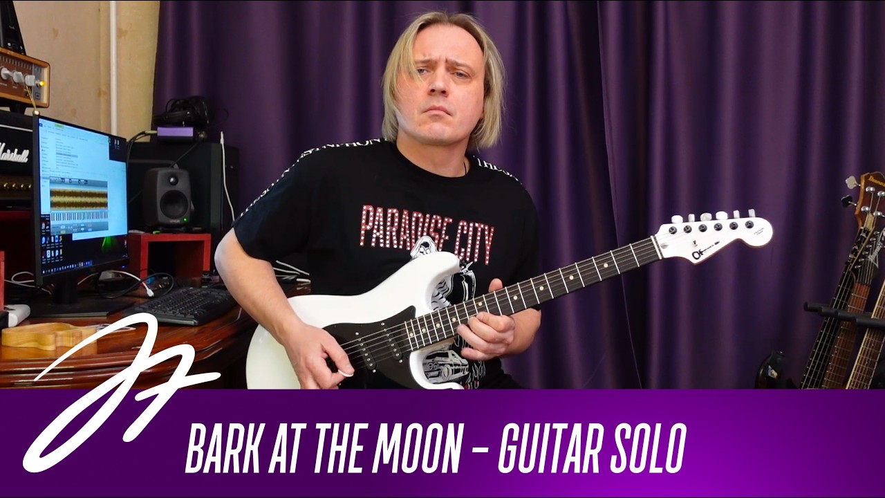 Ozzy Ozbourne - Bark at the Moon - Guitar Solo | Cover | Dmitry Andrianov