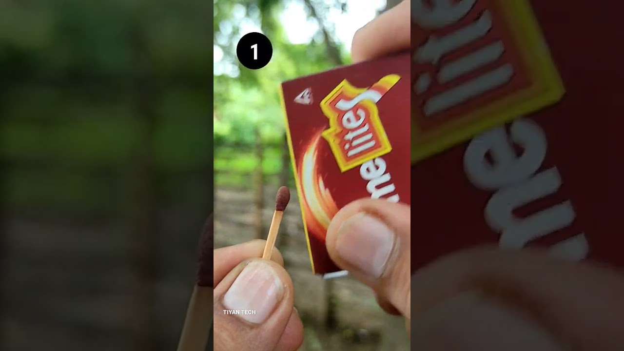 #shorts Easy Matchstick lighting tricks🔥🔥#crazy matchbox tricks