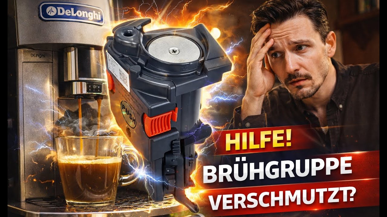Delonghi ECAM Brühgruppe reinigen & pflegen – Schritt-für-Schritt Anleitung