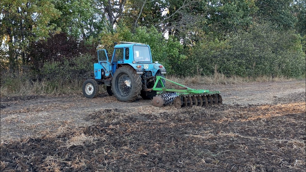 🛑🚜 Лущення стерні сої ❗ МТЗ і недолущильник Бомет 🔧🔩❗🛑