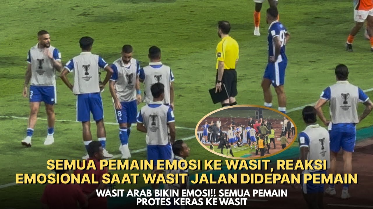 BENCH REACTION!! PEMAIN & BOBOTOH EMOSI KE WASIT, KAKANG SAMPAI HADANG WASIT 