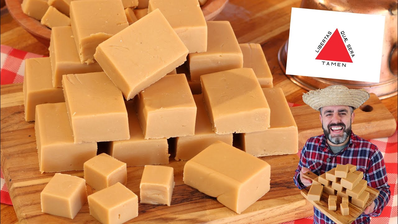 DOCE DE LEITE DE 2 INGREDIENTES - DOCE DE LEITE MINEIRO - NO FOGÃO A LENHA Comidas Típicas do Brasil