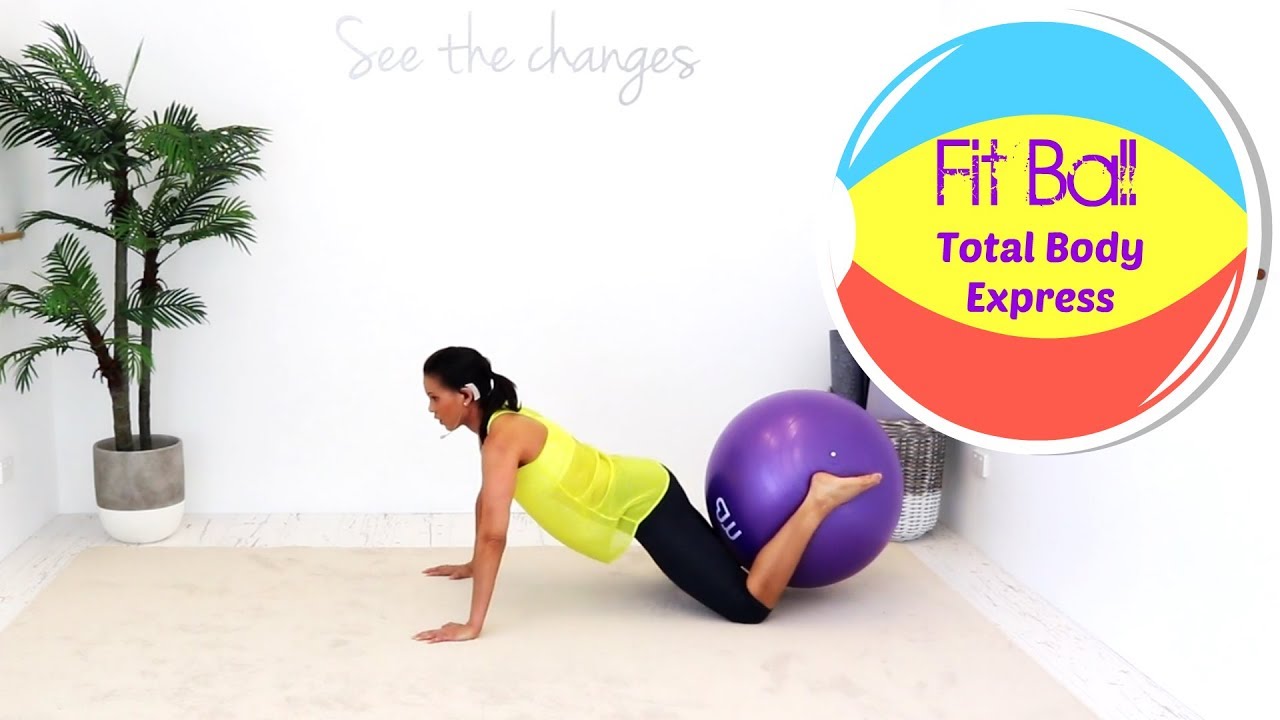 Exercise Ball Stability Ball Workout - BARLATES BODY BLITZ Fit Ball Total Body Express