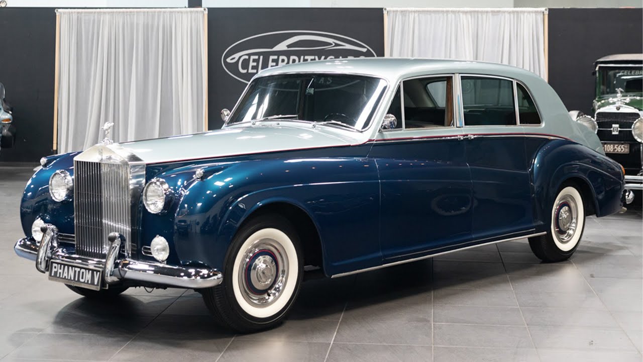 Лимузин Rolls Royce Phantom V 1962 года выпуска - Джеймс Янг --- В автосалоне Celebrity Cars Las ...