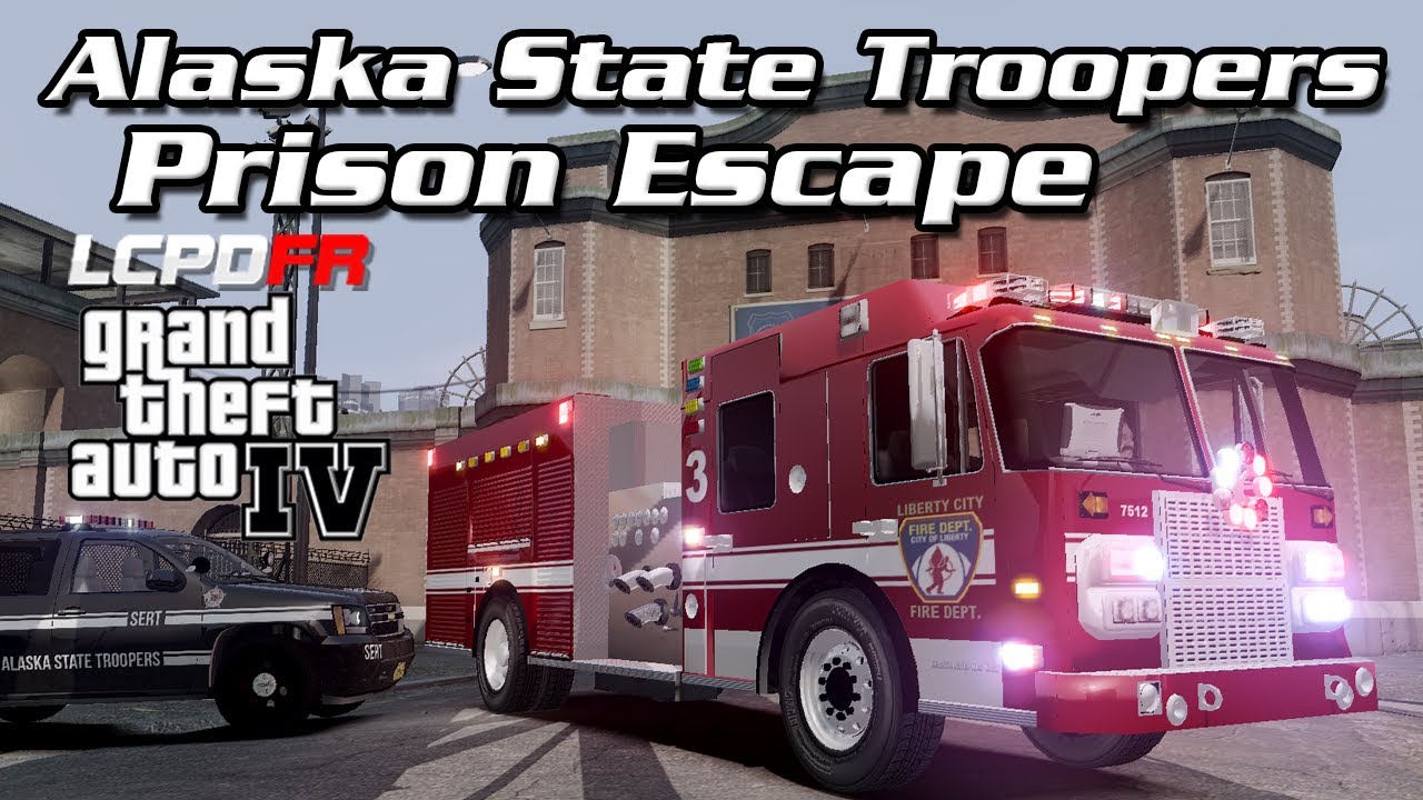 AST Clan GTA IV - Prison Break During Fire with Hostage Situation