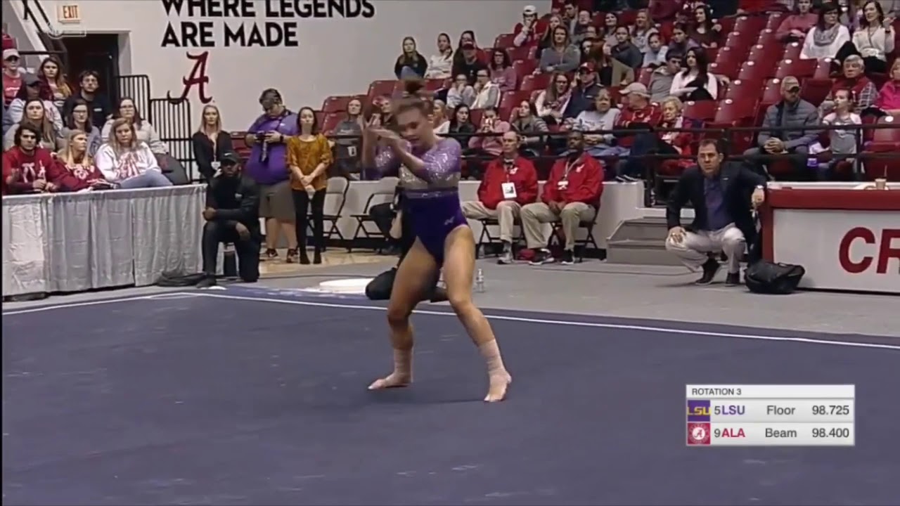 Ruby Harrold Floor LSU vs Alabama 2019