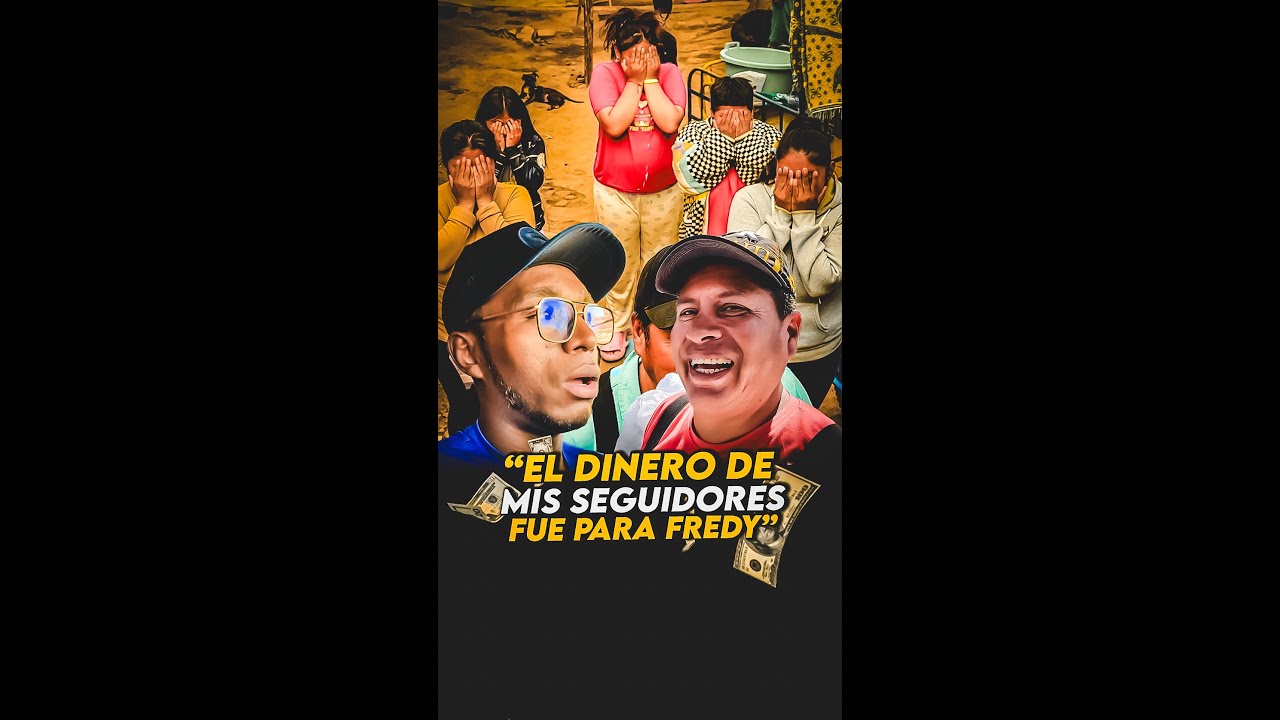 Este DINERO fue entregado a FREDY de parte de todos MIS SEGUIDORES 🥺💔