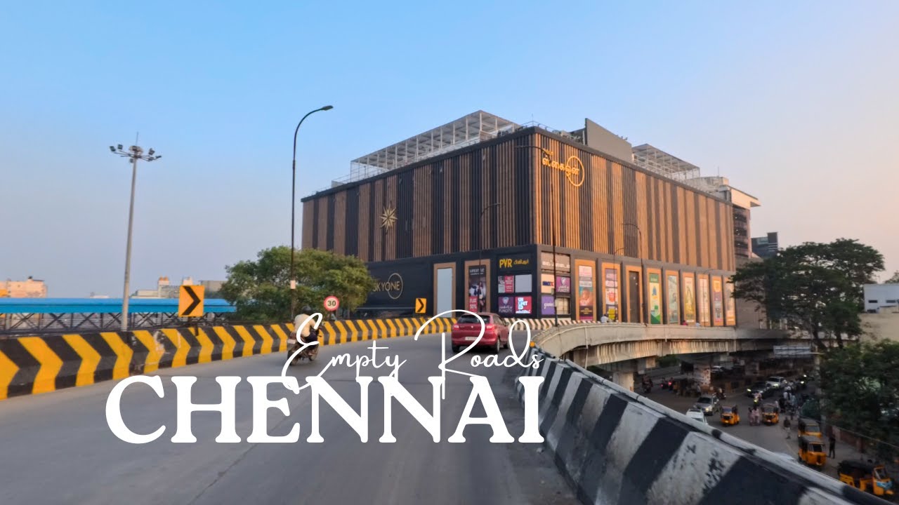 Chennai Empty Road | MMDA, Arumbakkam [4K]