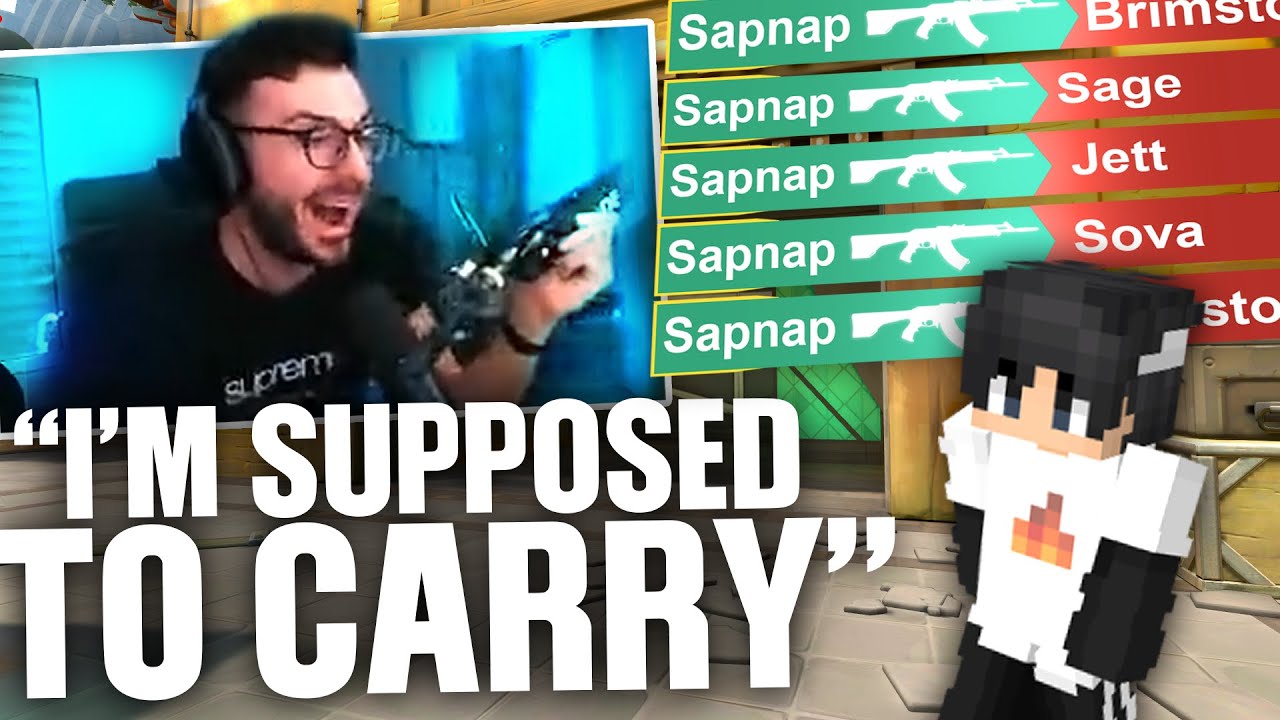 Sapnap wanted to play Valorant with me...