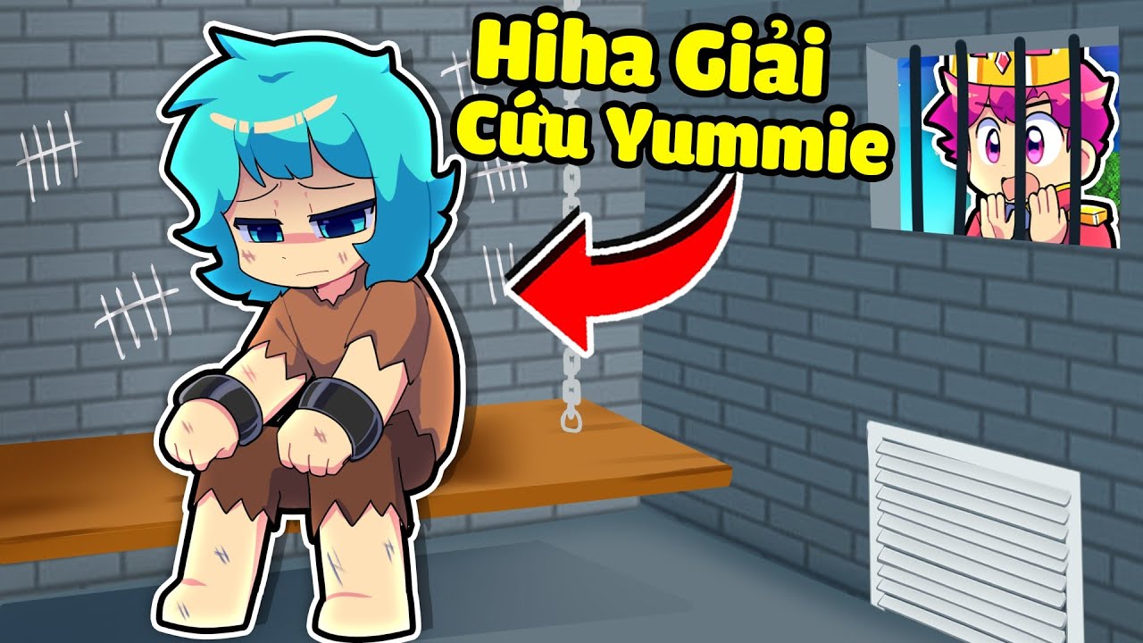 VÌ YUMMIE BỊ BẮT NHỐT NGỤC NÊN HIHA GIẢI CỨU TRONG MINECRAFT*ĐẠI CHIẾN VƯƠNG QUỐC #2 🤩😱