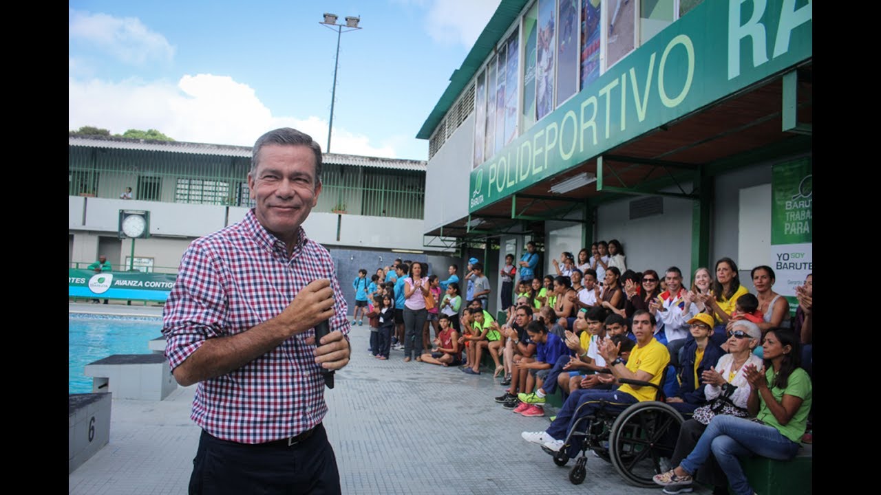 Alcalde Blyde reinauguró  la piscina del Polideportivo Rafael Vidal
