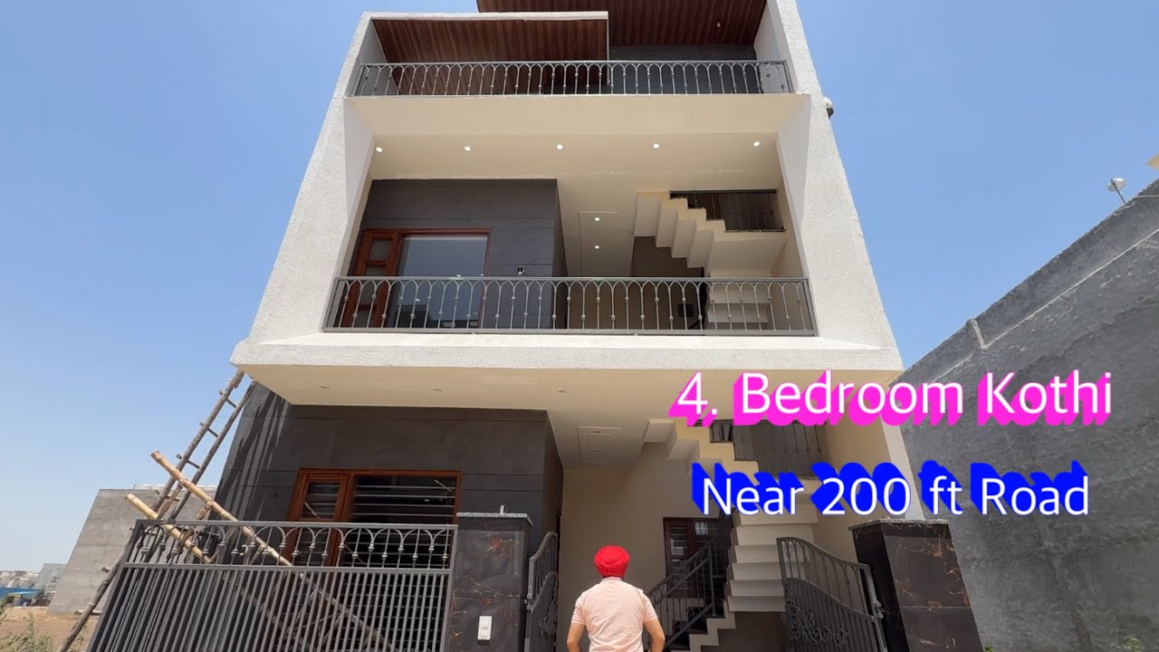 4 Bedroom House Near Airport Road in Sector 123, Mohali #waheguruji