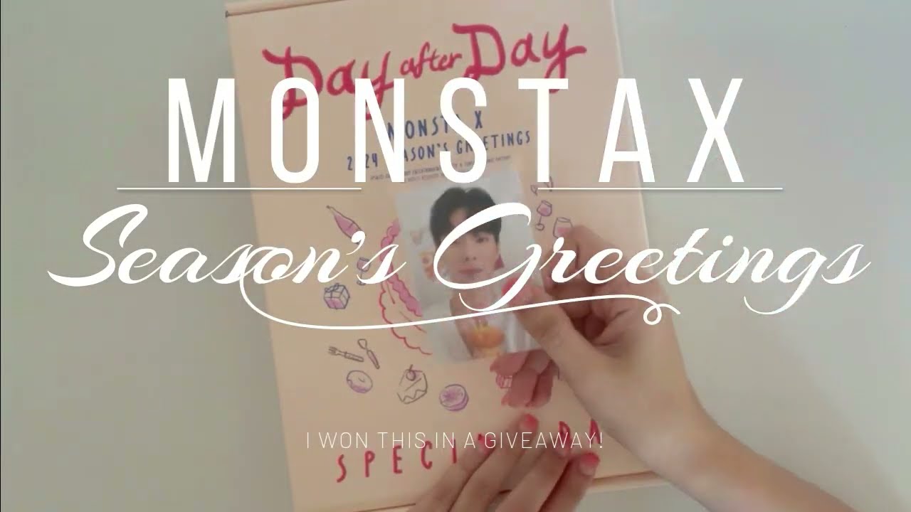 MONSTA X (몬스타엑스) Season's Greetings 2024 Unboxing 💫