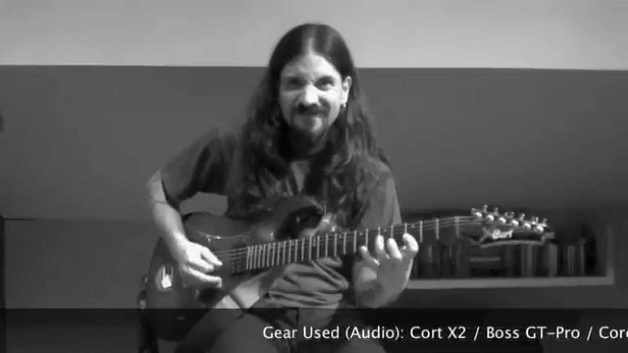 Improvisation on Freebird (Lynyrd Skynyrd) Cort X2 Demo