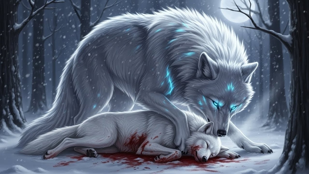 Abandonnée à mourir dans la neige par son compagnon… un loup argenté l'a sauvée de la mort.