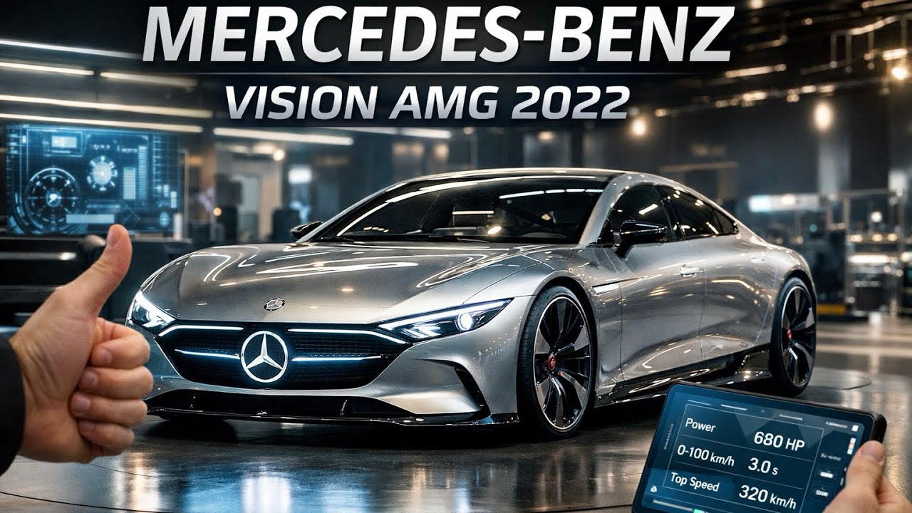 Mercedes-Benz Vision AMG 2022 | Ultimate ASMR Car Experience #ai 