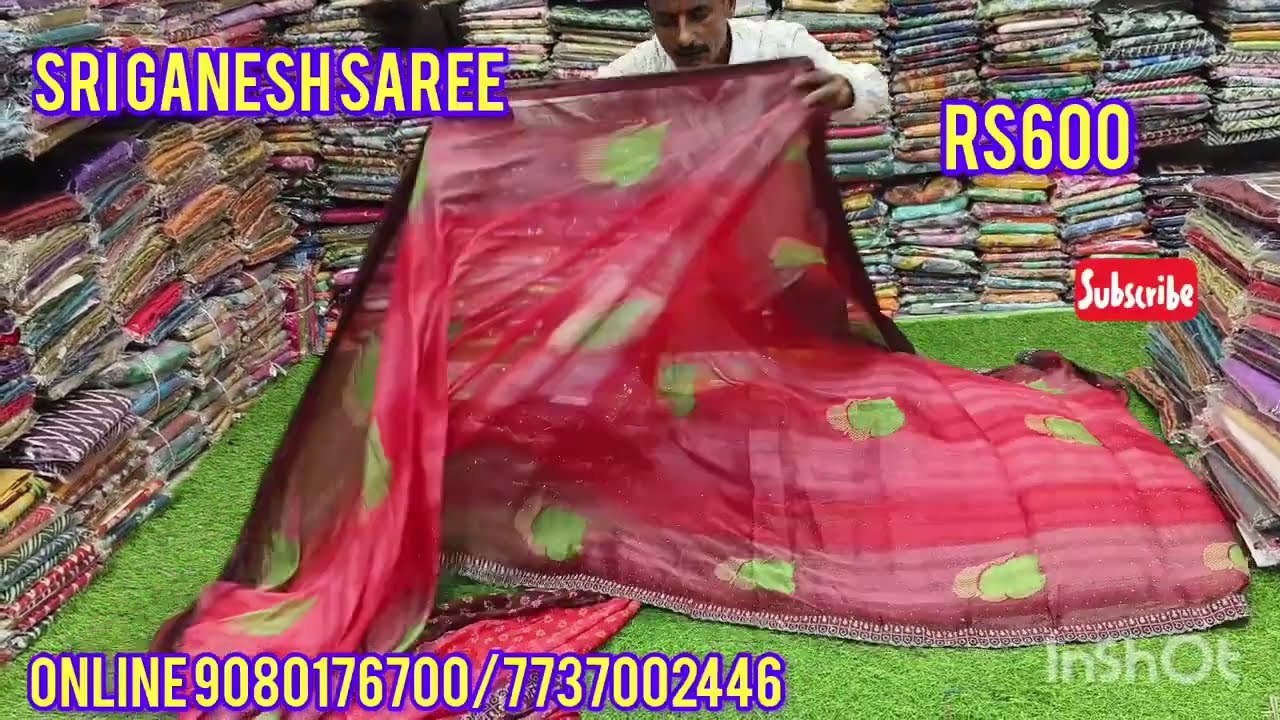 SRI GANESH SAREE online booking number 9080176700 Ramzan collection 