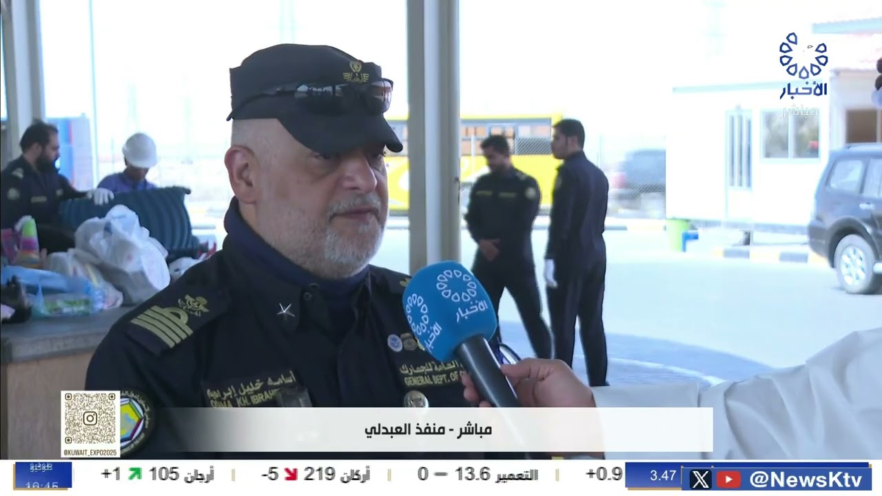 رجال الجمارك في منفذ العبدلي   حس أمني ويقظة دائمة لتنظيم الحركة وخدمة المسافرين