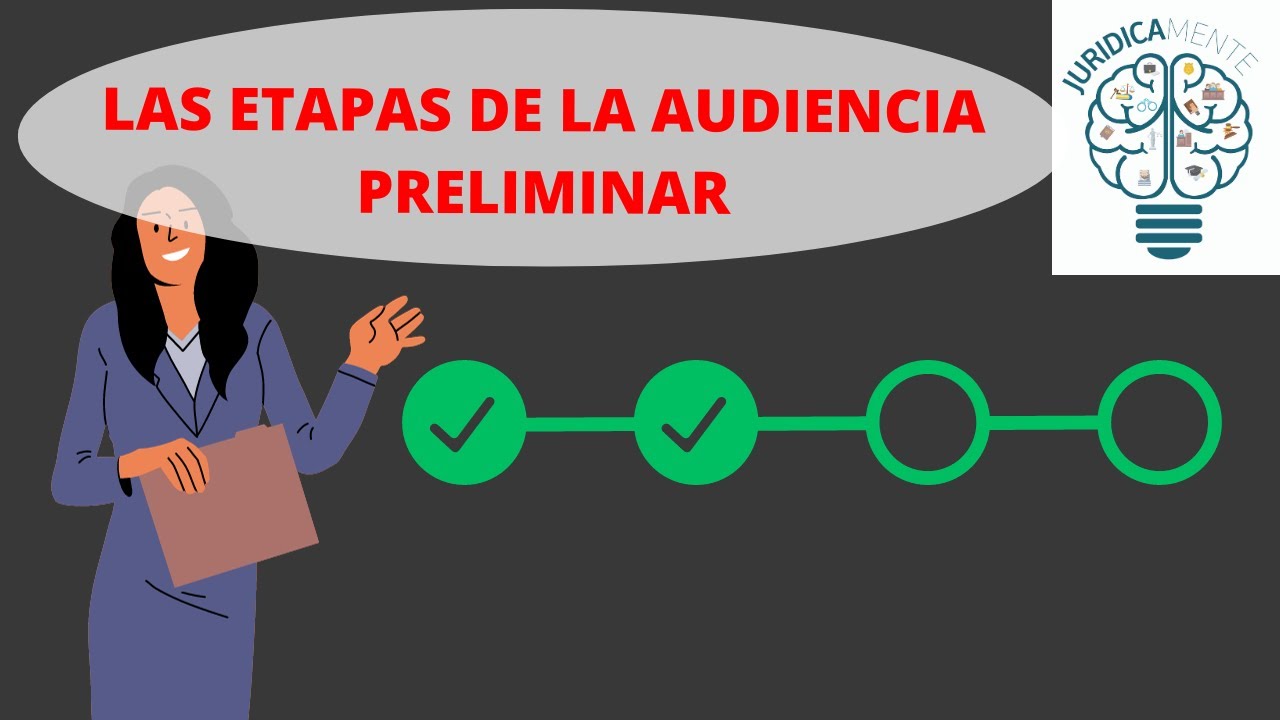LAS ETAPAS DE LA AUDIENCIA PRELIMINAR