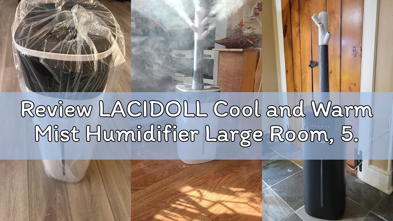 Review LACIDOLL Cool and Warm Mist Humidifier Large Room, 5.3Gal/20L Humidifiers for Home 2500 sq ft