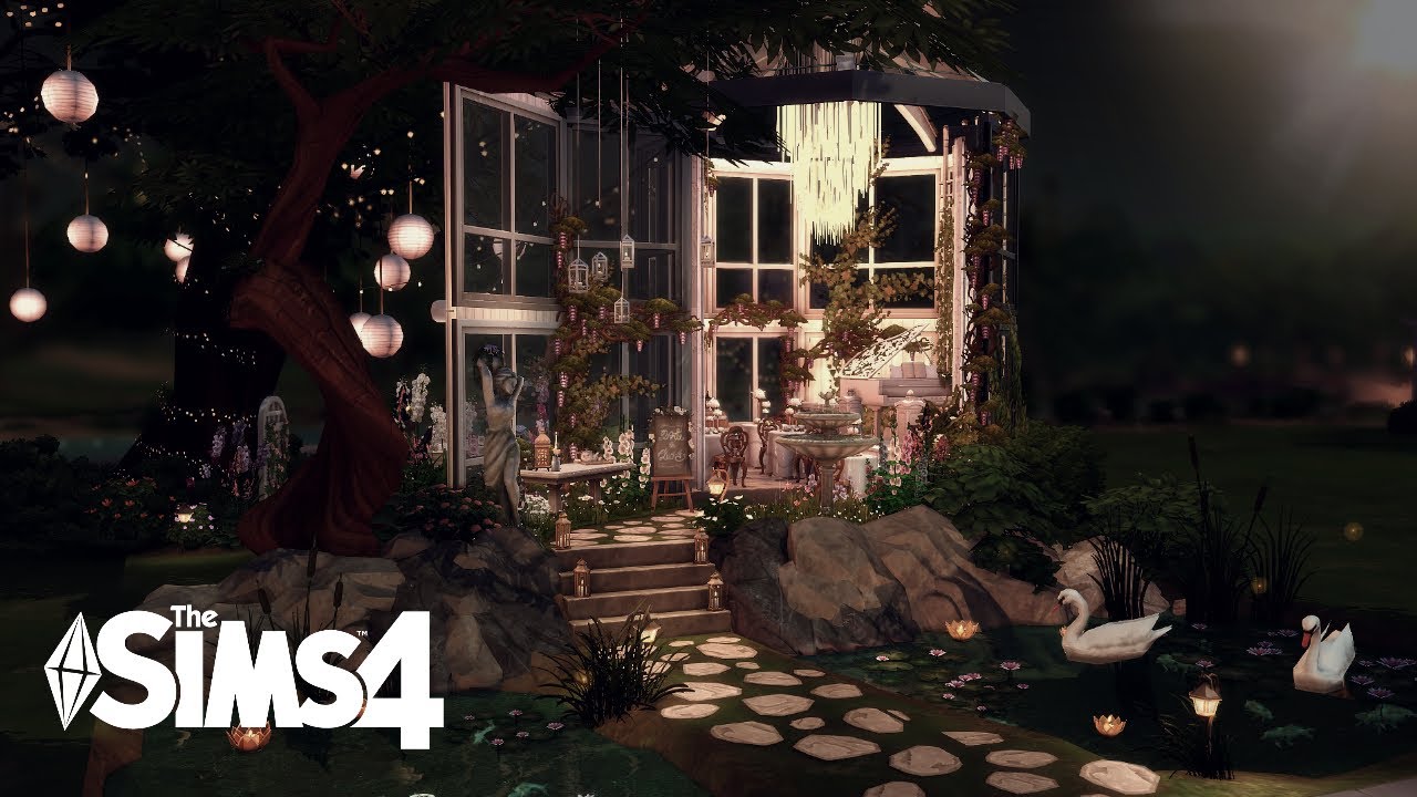 Lantern Wedding Venue | No CC | The Sims 4 Stop Motion | Dajelly Shell Challenge