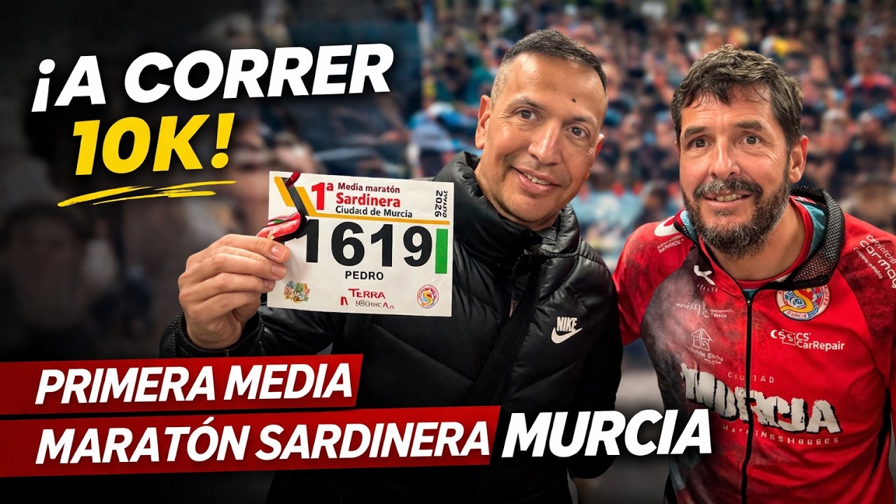 Primera Media Maratón Sardinera Murcia 🏃‍♂️Recogida de dorsal + organizadores