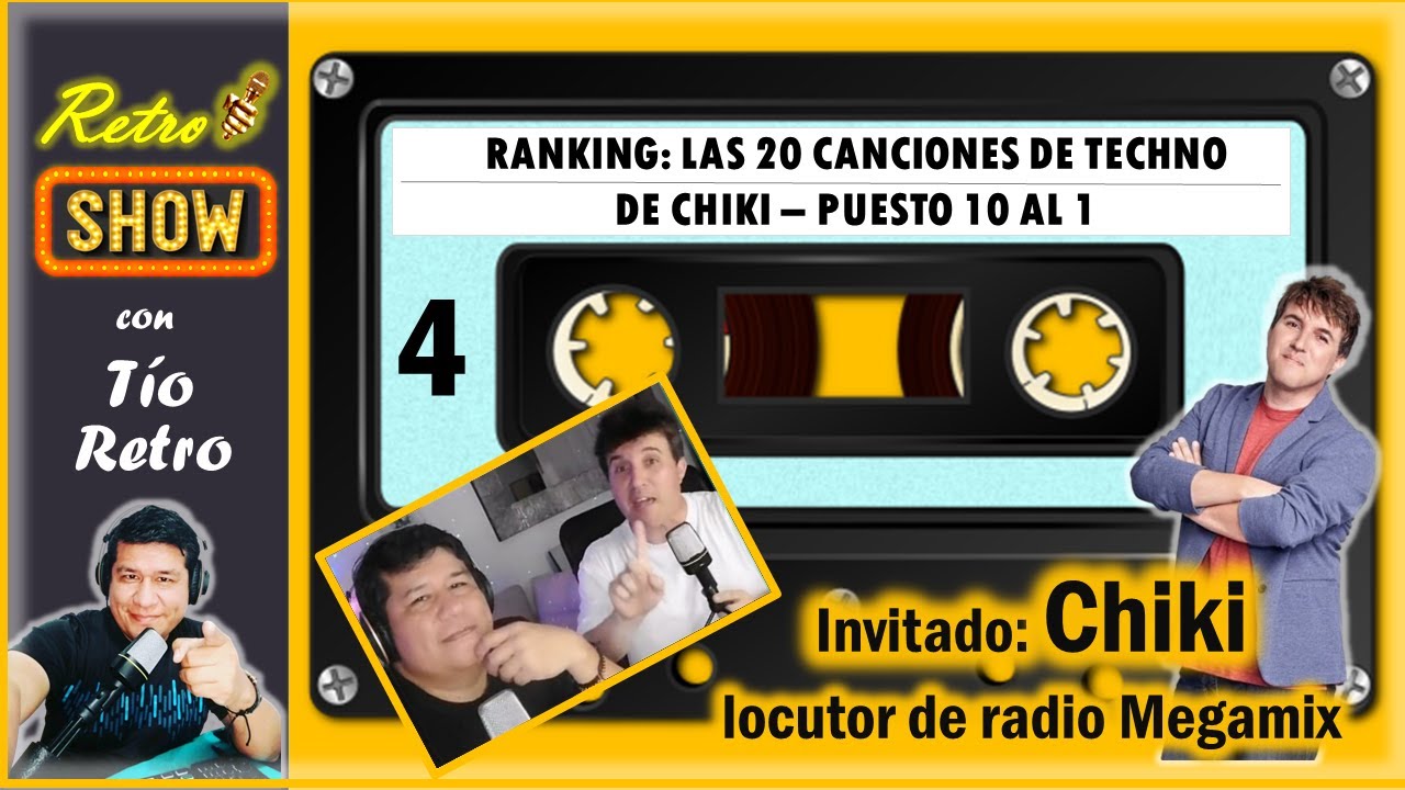 4 de 5: Chiki nos presenta sus 20 canciones favoritas de techno o eurodance (del 11 al 1)