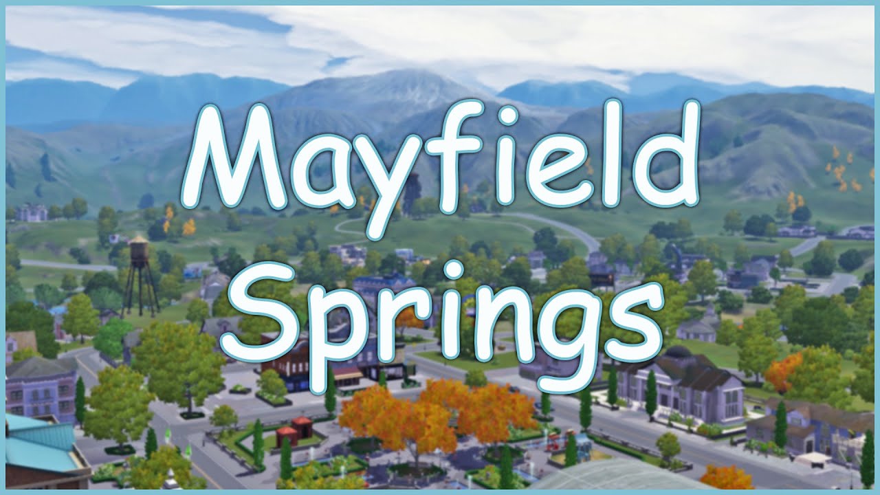 Mayfield Springs - Custom Populated World for The Sims 3 (Overview)