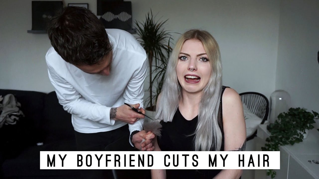 MY BOYFRIEND CUTS MY HAIR | bye long hair