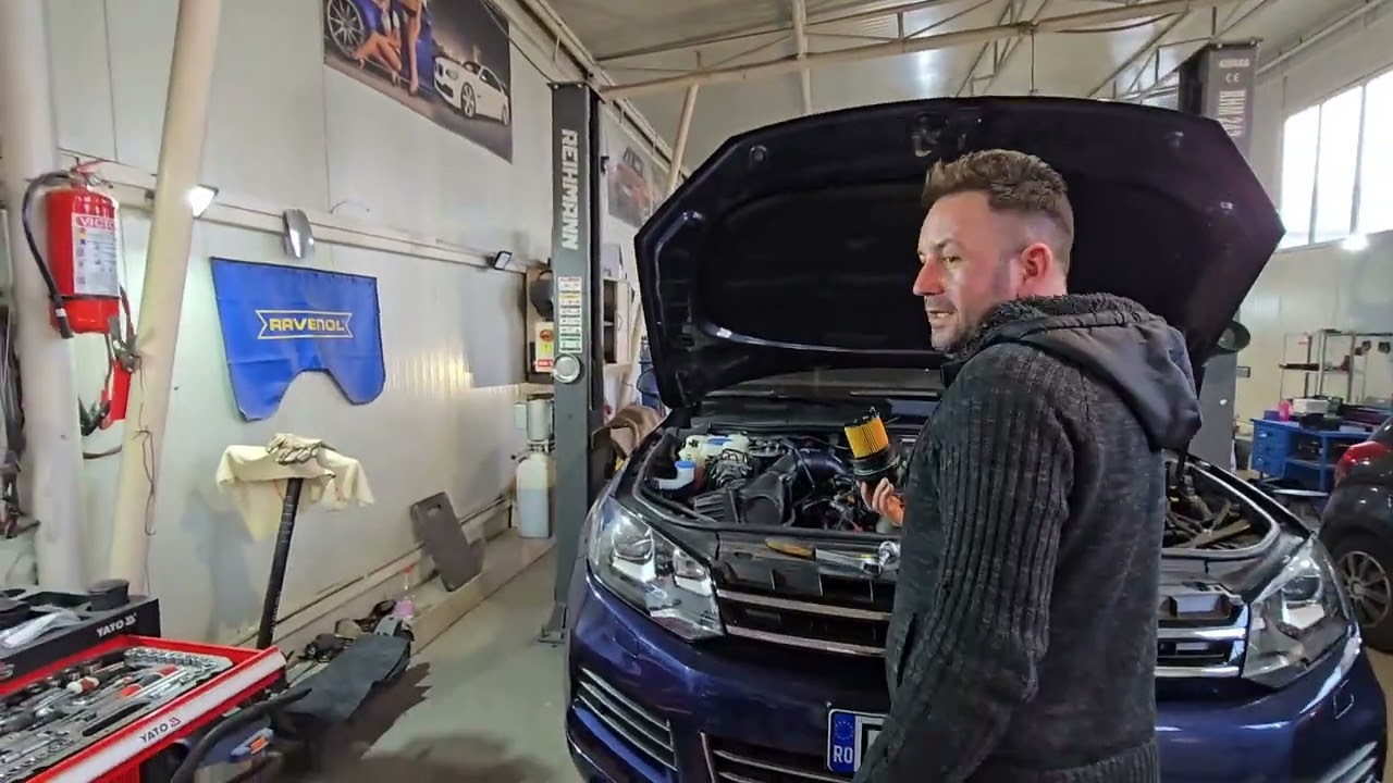Cum se schimbă uleiul și filtrele la Volkswagen Touareg 3.0 tdi din 2014 ?