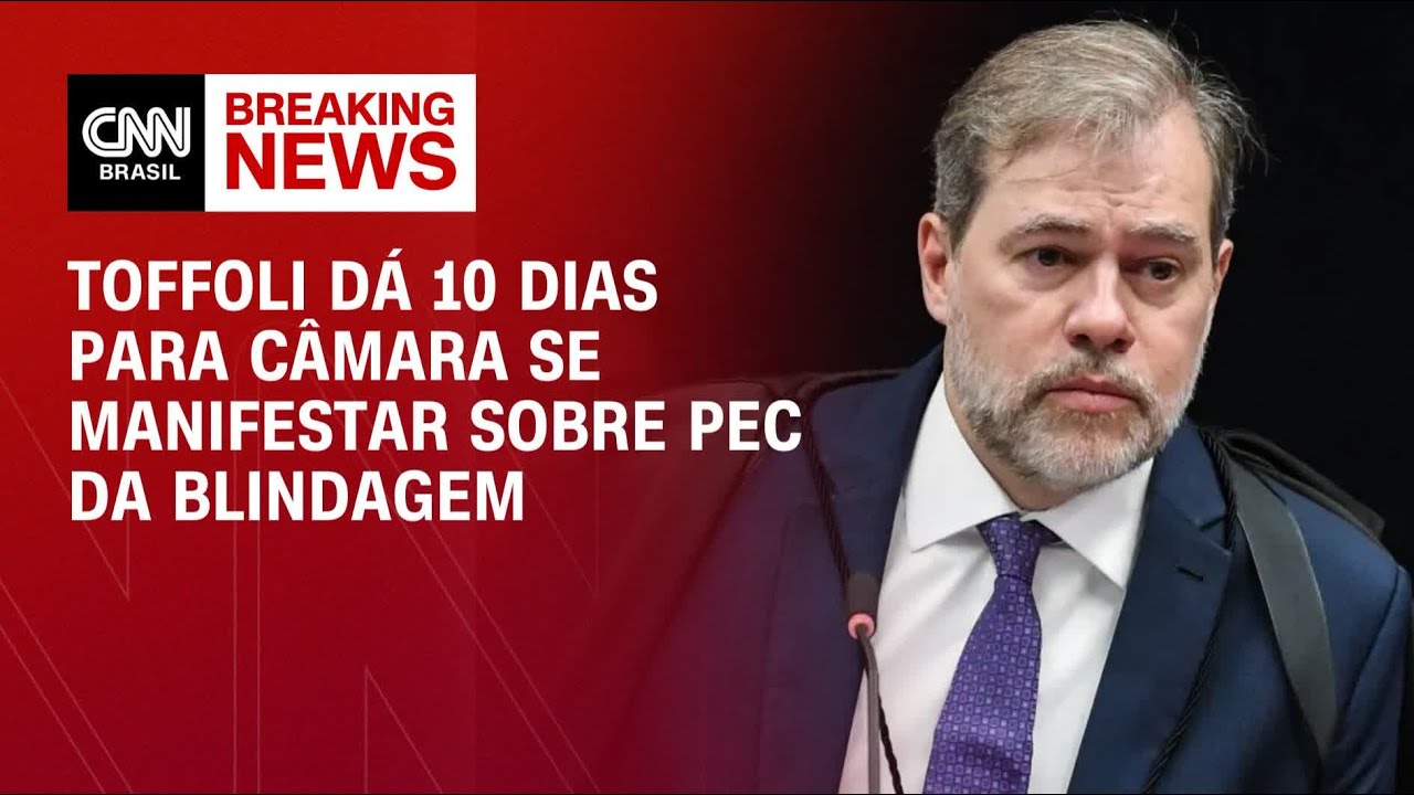Toffoli dá prazo de 10 dias à Câmara para explicar PEC da Blindagem | CNN ARENA