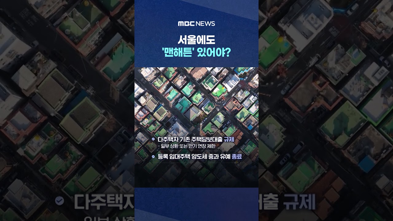 서울에도 '맨해튼' 있어야?‥
