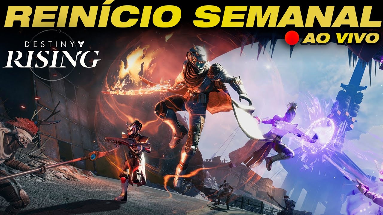 🔴 RESET SEMANAL NO DESTINY: RISING - COMPLETANDO EVENTOS, RAIDS, GMs E MAIS!