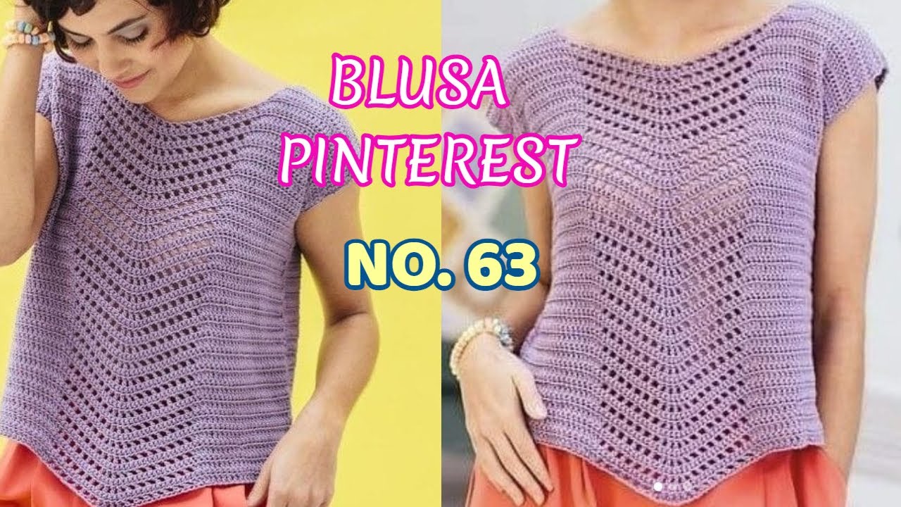 Blusa Pinterest No. 63 fácil, rápida y perfecta