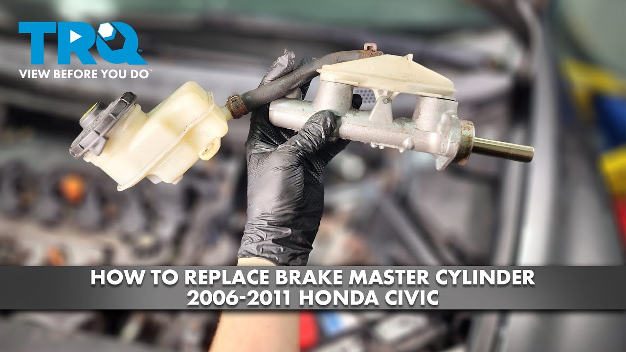 Как заменить главный тормозной цилиндр Honda Civic 2006-2011