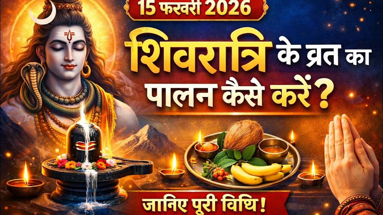 🔱शिवरात्रि के व्रत का पालन कैसे करें? #Mahashivratri2026 #ShivratriVrat #ShivratriSpecial #Mahadev