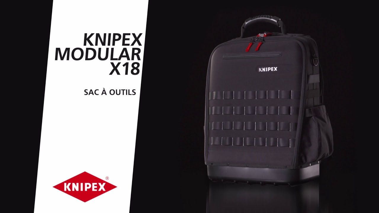 Sac à outils KNIPEX Modular X18 (00 21 50 LE) // pratique et confortable